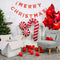 Variety Of Christmas Decorative Foil Balloons.