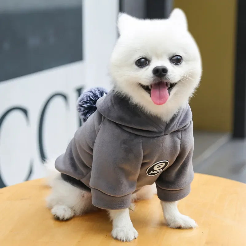 Pet Fleece Hooded Winter Coat