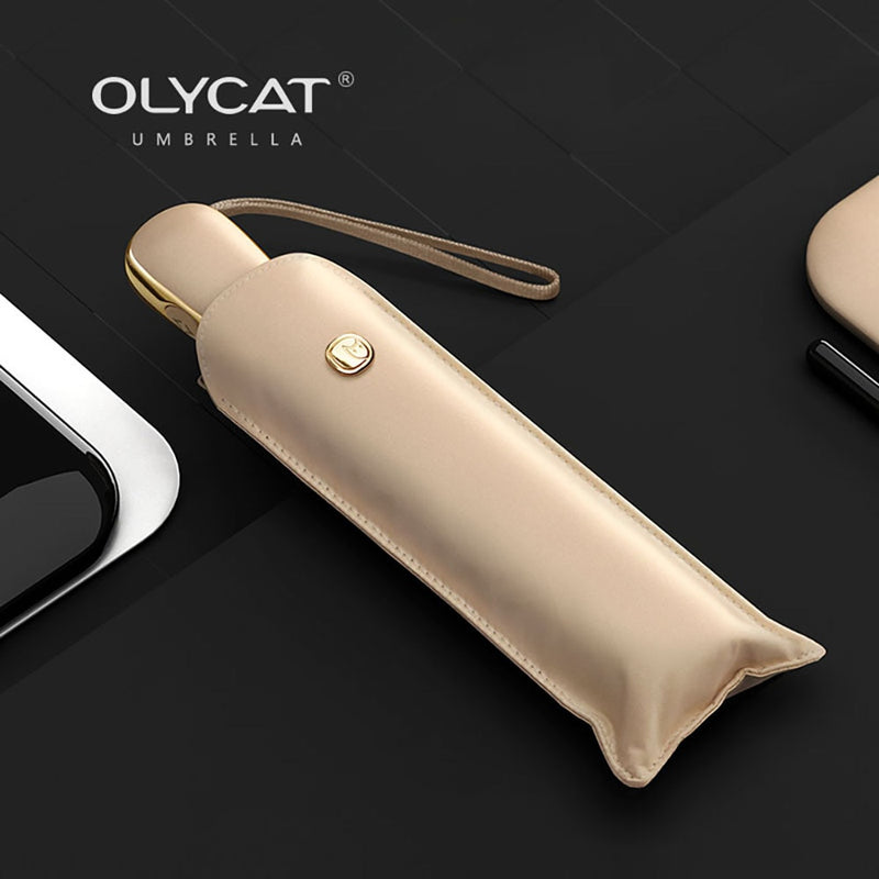 OLYCAT Flat Automatic Anti UV Portable Umbrella. For Men and Women, Easy Compact For Travel.