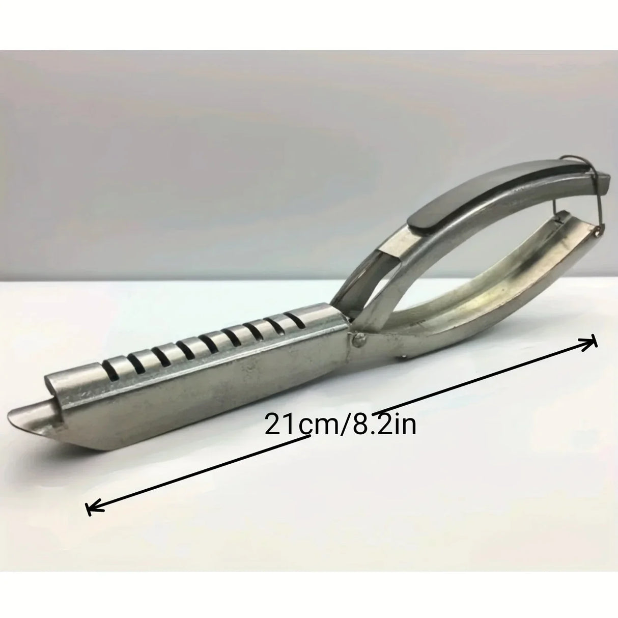1pc Stainless Steel Rib Membrane Removal Tool With Ergonomic Handle