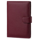 Men Or Women's RFID Slim Leather Passport Holder With Card And Money Slots