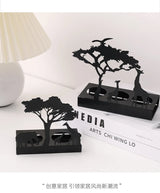 Metal Black Luminous Decoration Candle Holder