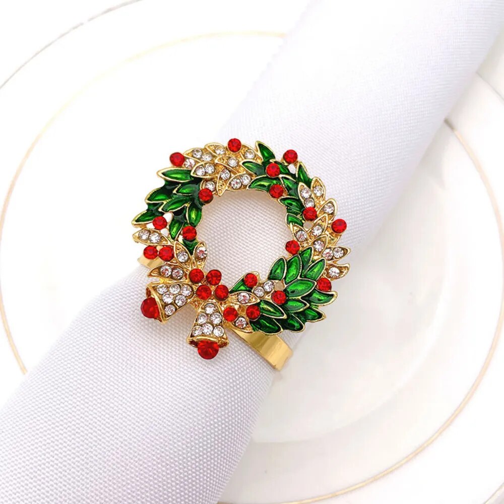 1PC Christmas Napkin Ring Holders.