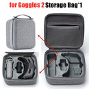 Storage Bag for DJI FPV Combo/AVATA Goggles V2/2 Portable Nylon Bag Handbag Carrying Case Flying Glasses Drone RC Accessories