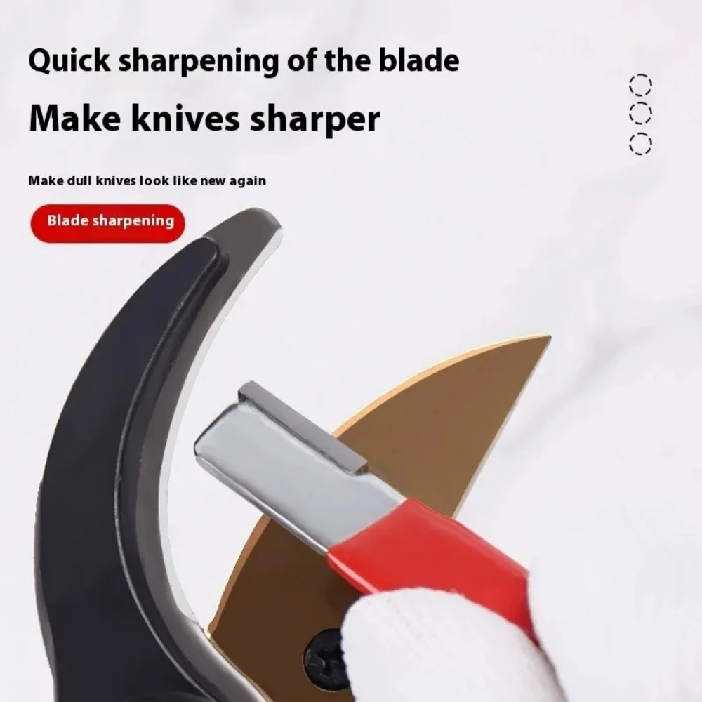 Tungsten Diamond Ceramic Sharpening Stone For Knives Scissors OR  Gardening Shears