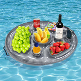 1p Inflatable Food Tray/Ice Bar For Swimming Pools