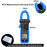 HOLDPEAK HP-7200C-APP Clamp Meter Multimeter 4000 counts with Smartphone APP,AC/DC TRUE-RMS LCD Display  Lamp Light Data Hold