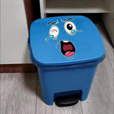 Funny Waterproof Vinyl Removable Trash Can Decals