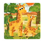 11x11cm Wooden 3d Cartoon Puzzle