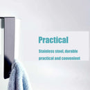 Stainless Steel Glass Door Hanger And Hooks With EVA To Avoid Anti-Scratch and Anti-Skid.