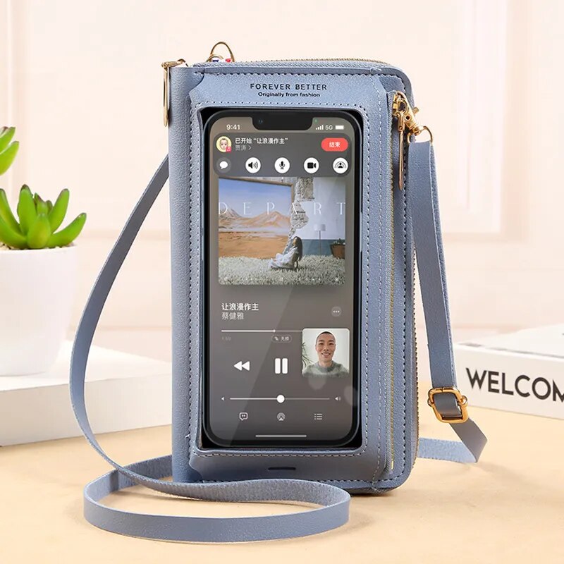 Women's Crossbody Touch Screen Cell Phone Purse.