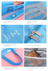 Women Mesh Transparent Beach Bag