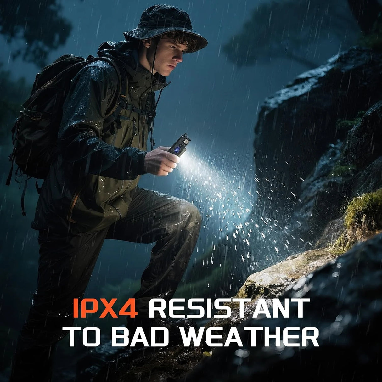 LiitoKala 20-3500LM 3000MAH Rechargeable Multifunctional Keychain Flashlight