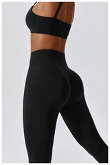 Women High Waist Seamless Push Up Fitness Leggings
