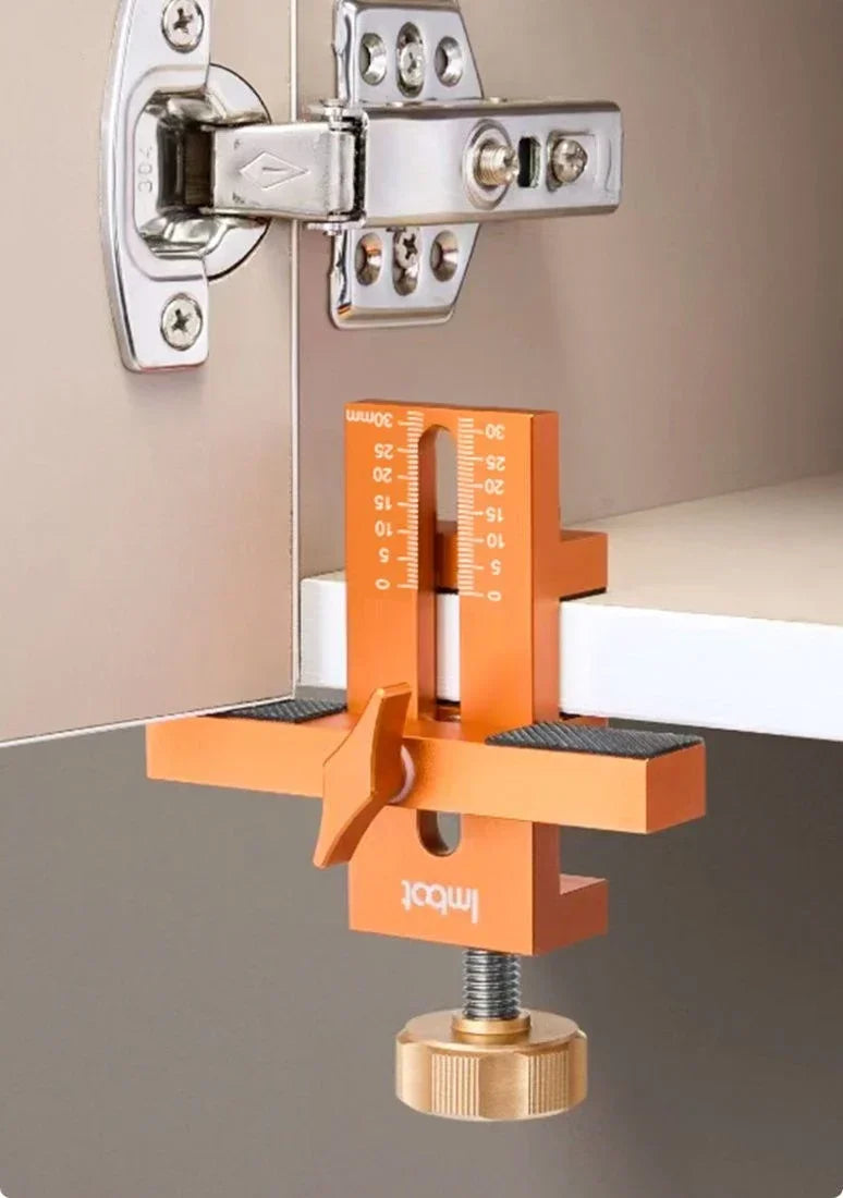 2 in 1 Woodworking Cabinet Door Installation Rebounding Device Drilling Tool
