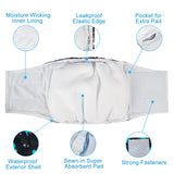 (3pcs per pack) Washable Male Dog Diaper With Belly Band