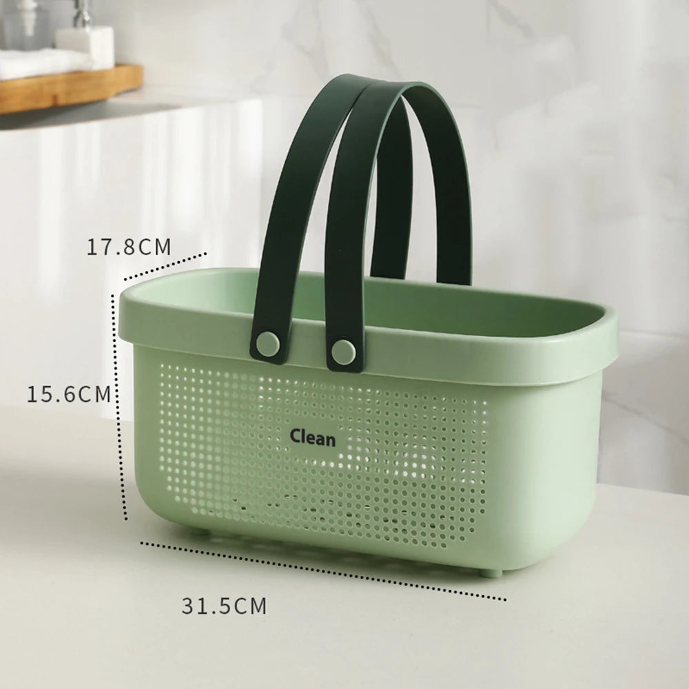 Mesh Shower Basket With Handle