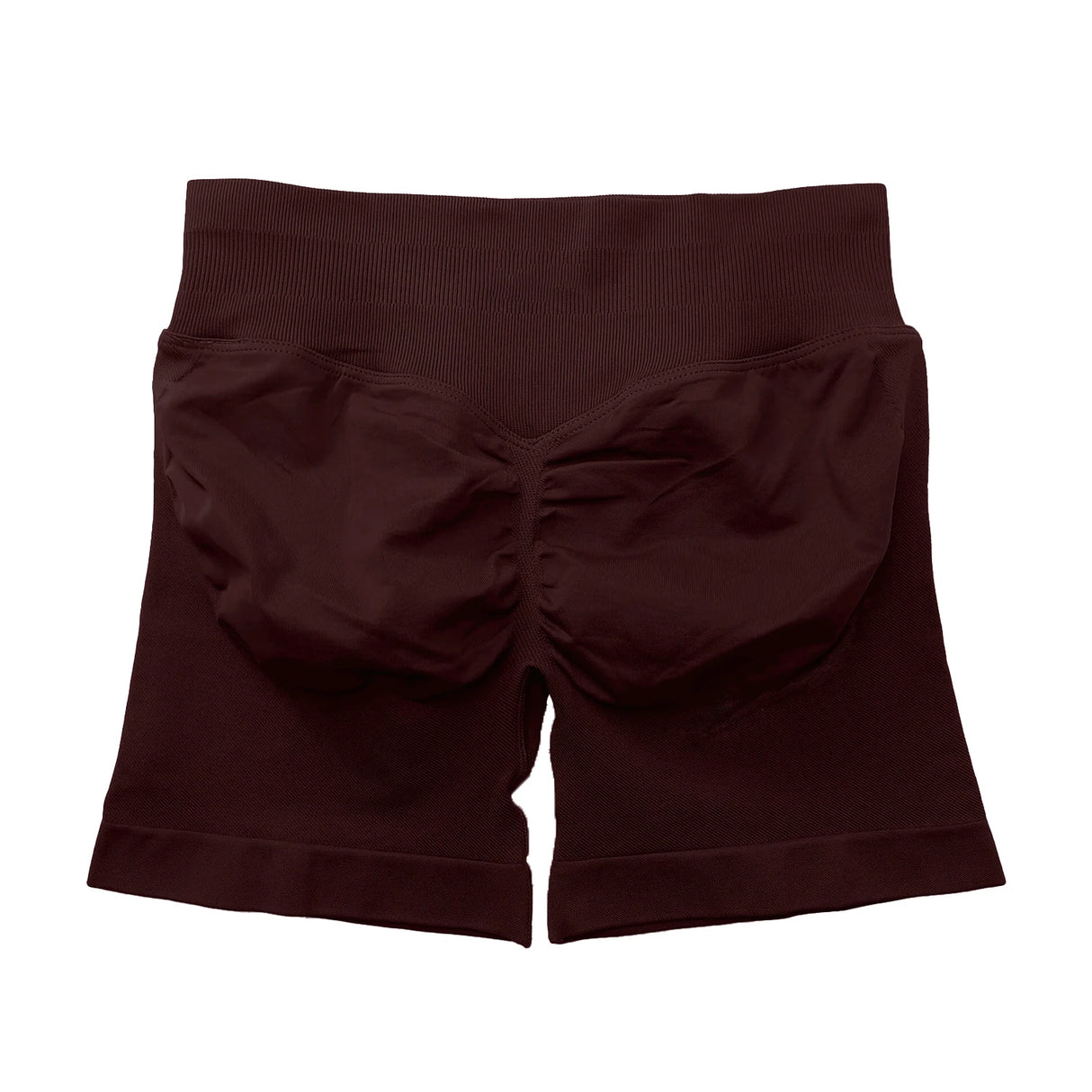 NCLAGEN 4.5" Women's  Low Ribbed Band Scrunch Butt Seamless Impact Shorts
