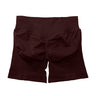 NCLAGEN 4.5" Women's  Low Ribbed Band Scrunch Butt Seamless Impact Shorts