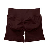 NCLAGEN 4.5" Women's  Low Ribbed Band Scrunch Butt Seamless Impact Shorts
