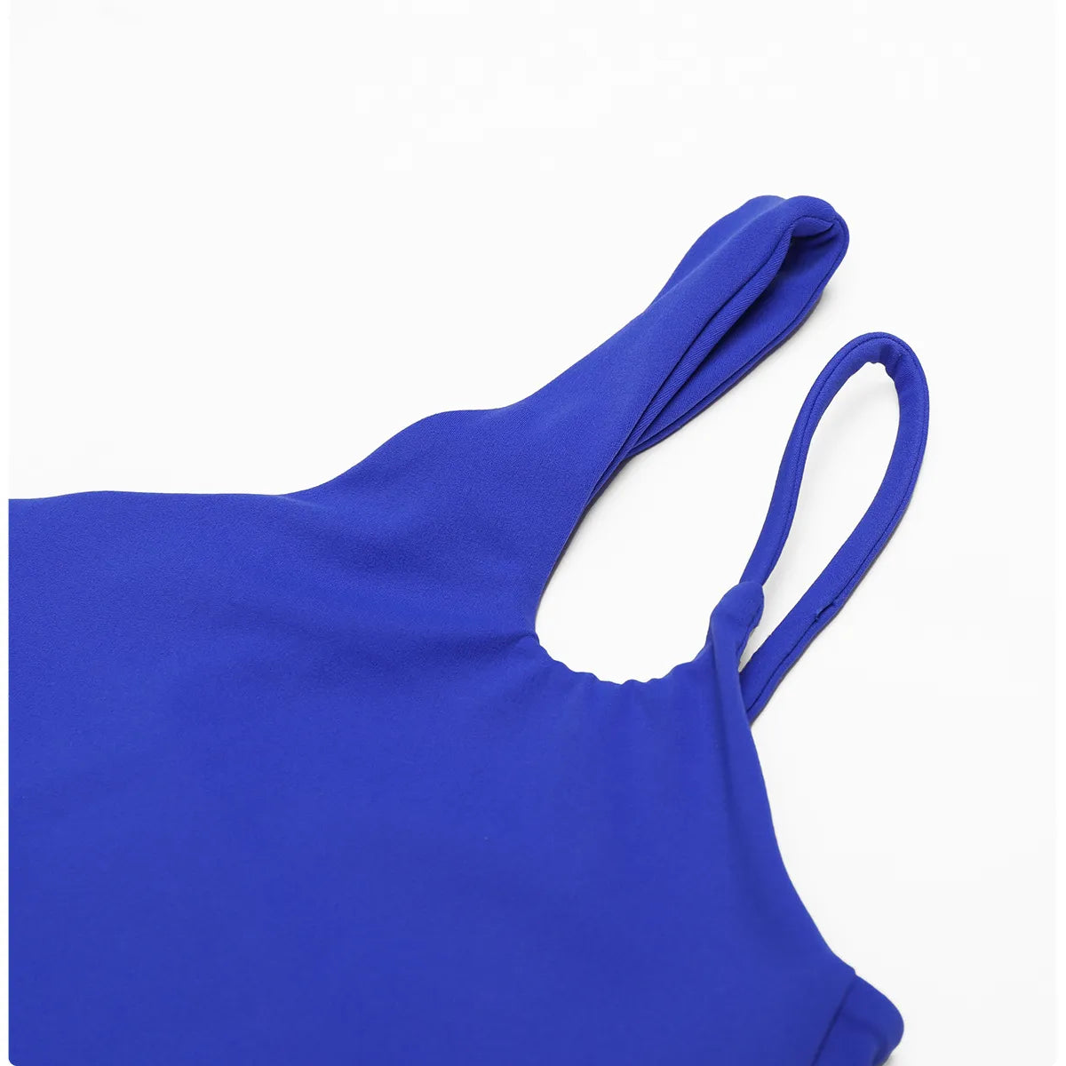 Single Strap, Stretchy Sports Bra With Pads