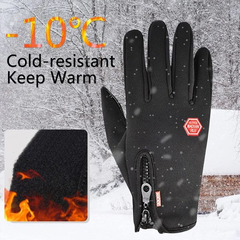 Winter Gloves With Touchscreen, Non-slip And Waterproof for Men And Women.