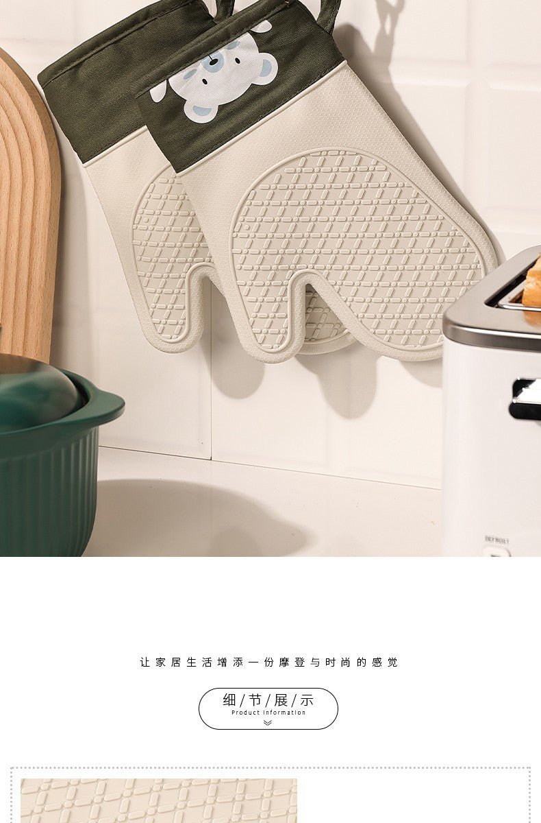 Silicone High Temperature Oven Mitts