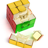 Cyclone Boys Plating 3x3x3 2x2 Magnetic Magic Puzzle Cube.