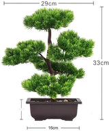 33cm Japanese Pine Bonsai Plant for Home Decoration