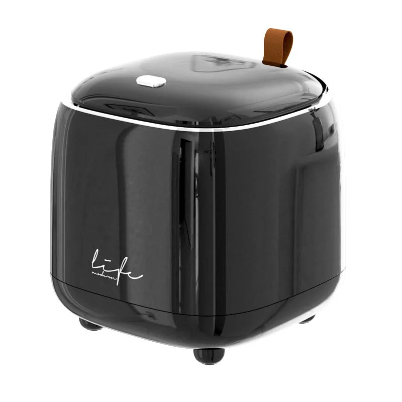 Mini Desktop Trash/Storage Bucket With Press Opener
