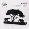 Metal Black Luminous Decoration Candle Holder