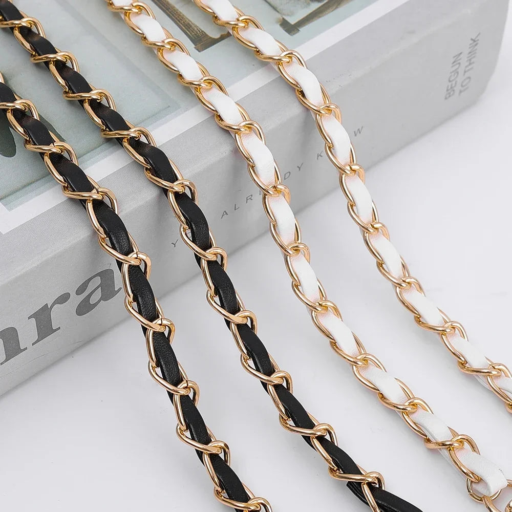 120cm Long PU Leather Bag Strap for Crossbody Shoulder Bags