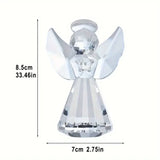 Crystal Christmas Angel Statue