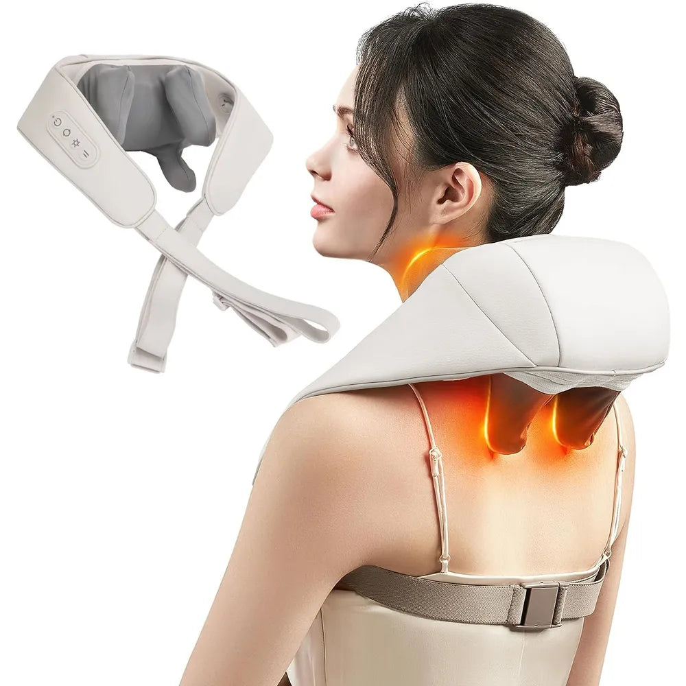 5D Kneading Shiatsu Heated Shoulder And Neck Massager