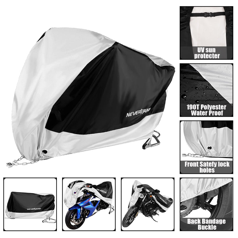 Waterproof/UV Protector Motorcycle Covers. Indoor OR Outdoor M L XL XXL XXXL D25