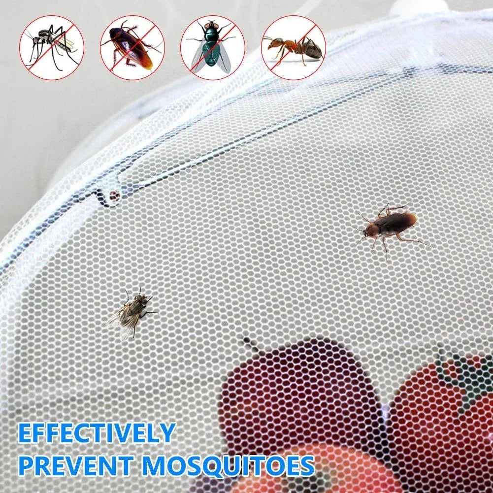 Foldable Mesh Food Cover For Picnics