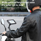 Waterproof Motorcycle/Bike Cellphone Holder With 360 degree Swivel.