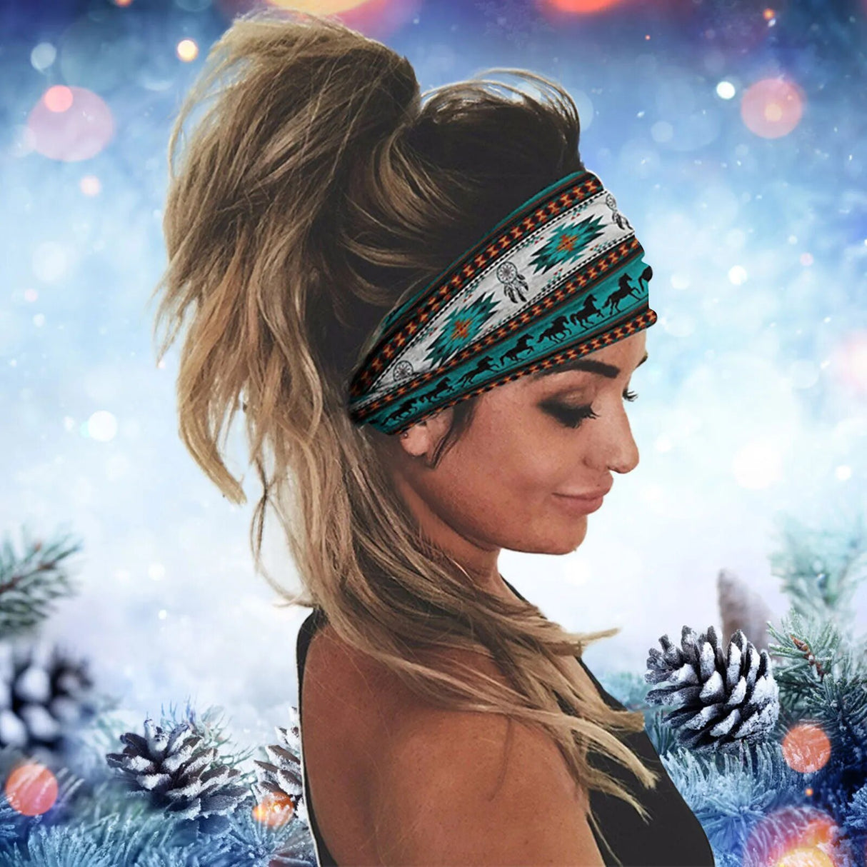 Women's Printed Head Band.