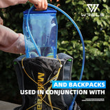 WRELS 1L/1.5L/2L/3LFoldable Outdoor Backpack Drinking Water Bag
