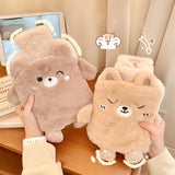 Plush Hot Water Bottle Cover