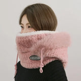 Winter Plush Warm Thick Hood with Scarf