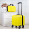 18 inch ABS Carry on luggage With Wheels.