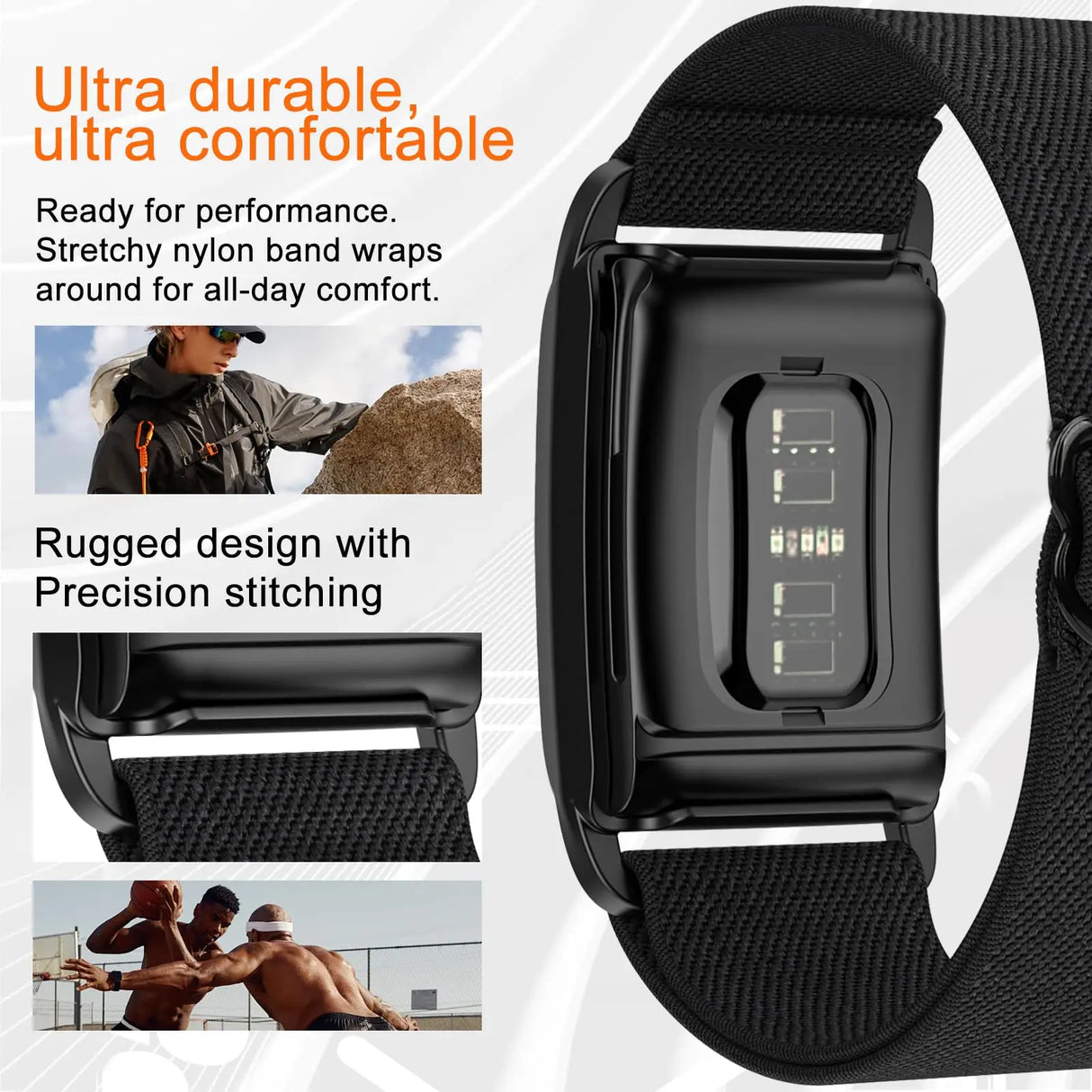Nylon Sport Band for WHOOP 5.0 4.0 3.0 Watch