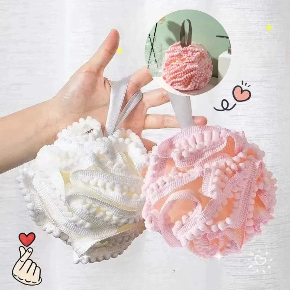 Soft Mesh Skin Cleansing Exfoliating Bath Sponge
