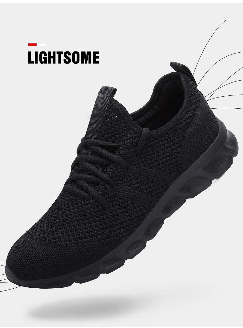 Fujeak Men's Mesh Light Comfortable Casual Running Shoe