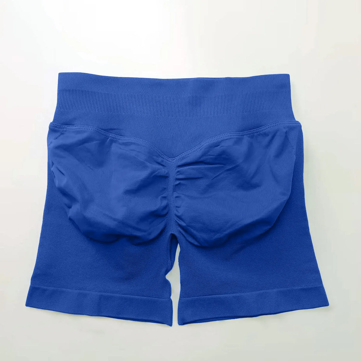 NCLAGEN 4.5" Women's  Low Ribbed Band Scrunch Butt Seamless Impact Shorts