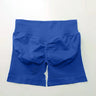 NCLAGEN 4.5" Women's  Low Ribbed Band Scrunch Butt Seamless Impact Shorts