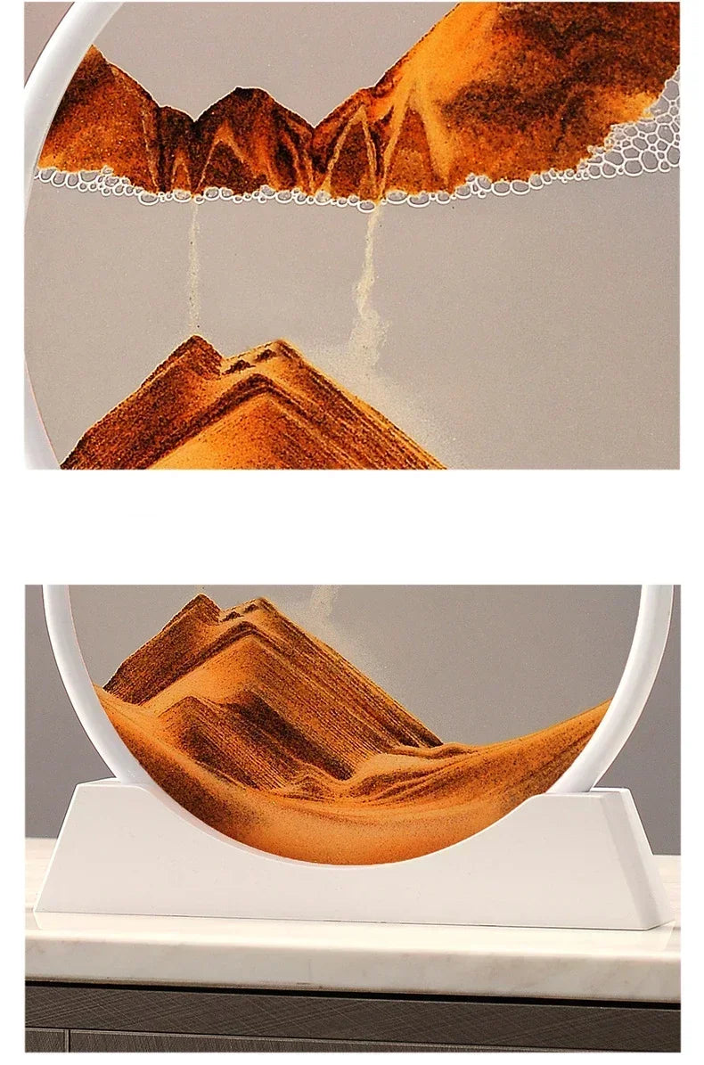 3D Dynamic Liquid Flowing Sand Art Frame