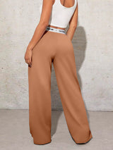 High Waisted Tummy Control Wide Leg Sweatpants