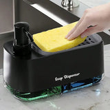Dish Soap Dispenser with Sponge For Kitchen's